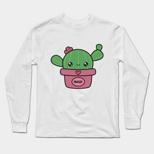 Kawaii cactus Long Sleeve T-Shirt